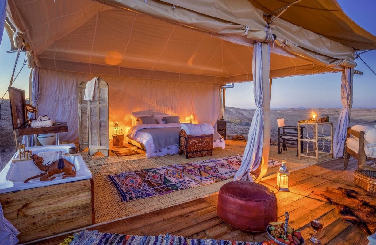 agafay-desert-camp-marrakech-2- | Agafay luxury camp, glamping camel ride  and quad