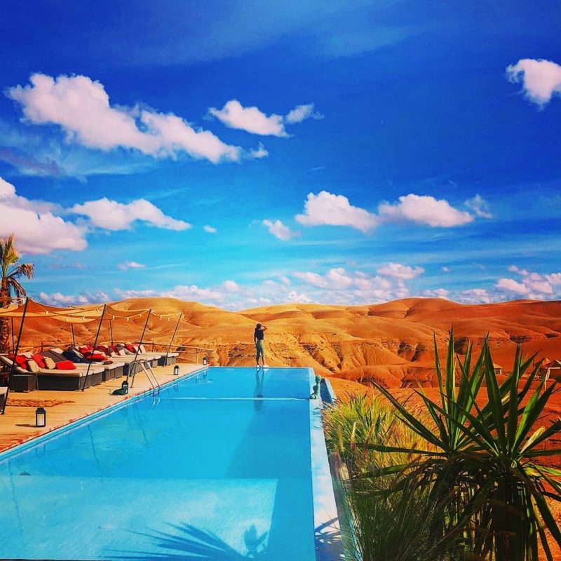 agafay desert swimming pool