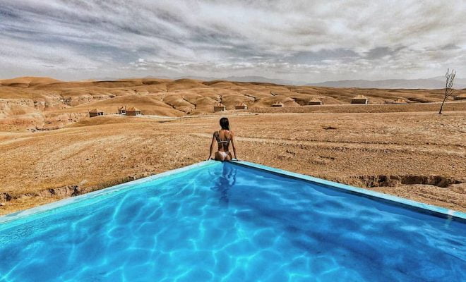 agafay desert swimming pool